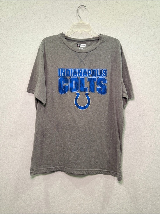 NFL Other - NFL Indianapolis Colts Gray Tee with Blue Logo - XL